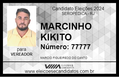 Candidato MARCINHO KIKITO 2024 - SEROPÉDICA - Eleições