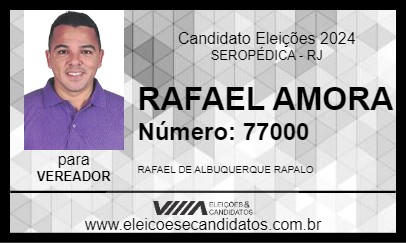 Candidato RAFAEL AMORA 2024 - SEROPÉDICA - Eleições