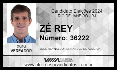 Candidato ZÉ REY 2024 - RIO DE JANEIRO - Eleições