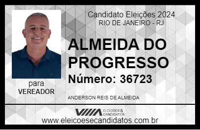 Candidato ALMEIDA DO PROGRESSO 2024 - RIO DE JANEIRO - Eleições