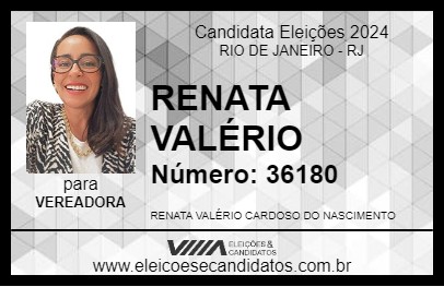 Candidato RENATA VALÉRIO 2024 - RIO DE JANEIRO - Eleições