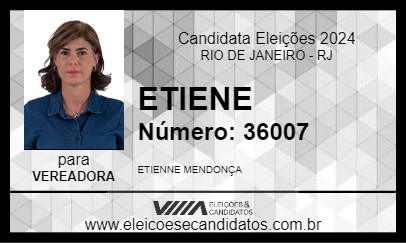 Candidato ETIENE 2024 - RIO DE JANEIRO - Eleições