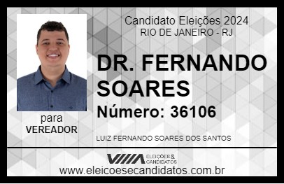 Candidato DR. FERNANDO SOARES 2024 - RIO DE JANEIRO - Eleições