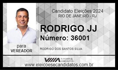 Candidato RODRIGO JJ 2024 - RIO DE JANEIRO - Eleições