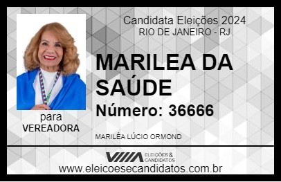 Candidato MARILEA DA SAÚDE 2024 - RIO DE JANEIRO - Eleições