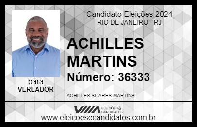 Candidato ACHILLES MARTINS 2024 - RIO DE JANEIRO - Eleições