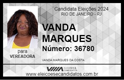 Candidato VANDA MARQUES 2024 - RIO DE JANEIRO - Eleições