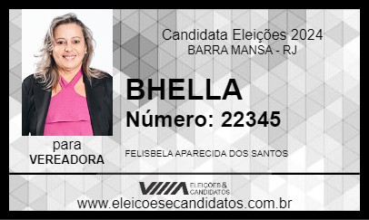 Candidato BHELLA 2024 - BARRA MANSA - Eleições