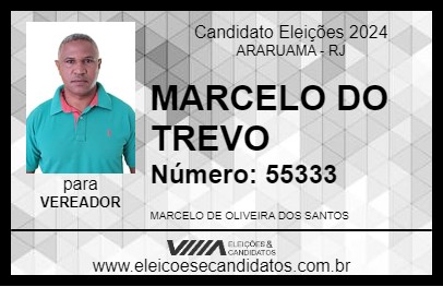 Candidato MARCELO DO TREVO 2024 - ARARUAMA - Eleições