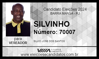 Candidato SILVINHO 2024 - BARRA MANSA - Eleições