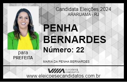 Candidato PENHA BERNARDES 2024 - ARARUAMA - Eleições