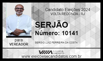 Candidato SERJÃO 2024 - VOLTA REDONDA - Eleições