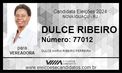 Candidato DULCE RIBEIRO 2024 - NOVA IGUAÇU - Eleições