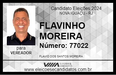 Candidato FLAVINHO  MOREIRA 2024 - NOVA IGUAÇU - Eleições