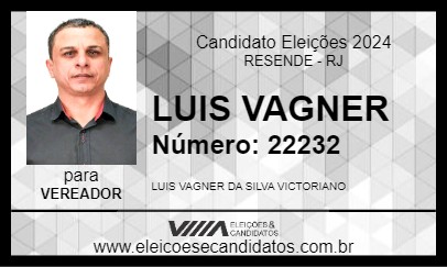 Candidato LUIS VAGNER 2024 - RESENDE - Eleições