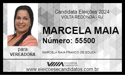 Candidato MARCELA MAIA 2024 - VOLTA REDONDA - Eleições