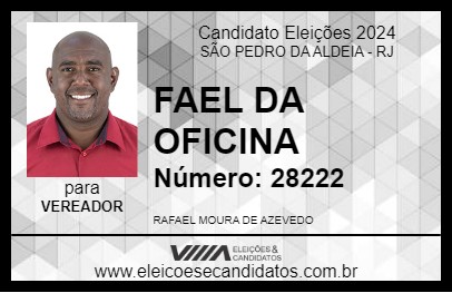 Candidato FAEL DA OFICINA 2024 - SÃO PEDRO DA ALDEIA - Eleições