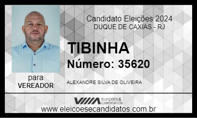 Candidato TIBINHA 2024 - DUQUE DE CAXIAS - Eleições