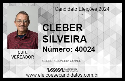 Candidato CLEBER SILVEIRA 2024 - ANGRA DOS REIS - Eleições