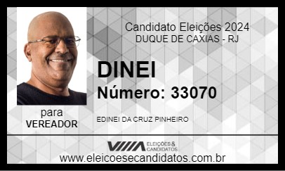 Candidato DINEI 2024 - DUQUE DE CAXIAS - Eleições