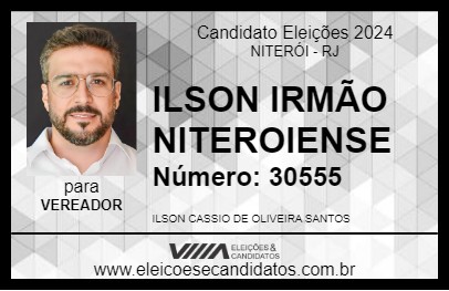 Candidato ILSON IRMÃO NITEROIENSE 2024 - NITERÓI - Eleições