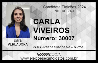 Candidato CARLA VIVEIROS 2024 - NITERÓI - Eleições