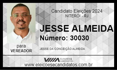 Candidato JESSE ALMEIDA 2024 - NITERÓI - Eleições