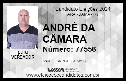 Candidato ANDRÉ DOMINGUES 2024 - ARARUAMA - Eleições