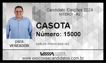 Candidato CASOTA 2024 - NITERÓI - Eleições