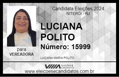 Candidato LUCIANA POLITO 2024 - NITERÓI - Eleições