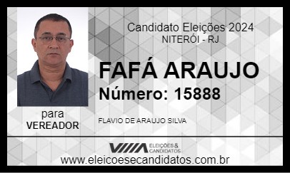 Candidato FAFÁ ARAUJO 2024 - NITERÓI - Eleições