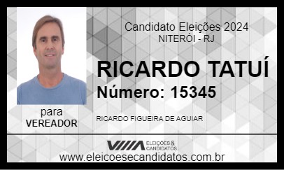 Candidato RICARDO TATUÍ 2024 - NITERÓI - Eleições