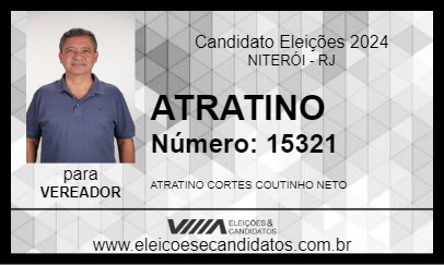 Candidato ATRATINO 2024 - NITERÓI - Eleições