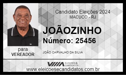 Candidato JOÃOZINHO 2024 - MACUCO - Eleições