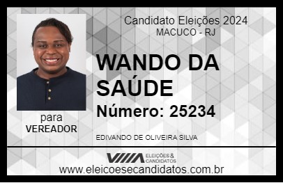 Candidato WANDO DA SAÚDE 2024 - MACUCO - Eleições