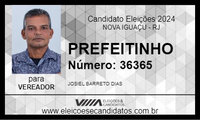 Candidato PREFEITINHO 2024 - NOVA IGUAÇU - Eleições