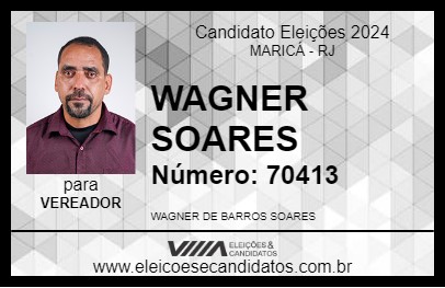 Candidato WAGNER SOARES 2024 - MARICÁ - Eleições