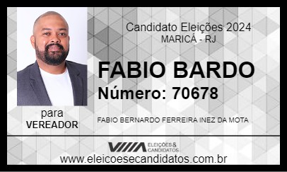 Candidato FABIO BARDO 2024 - MARICÁ - Eleições