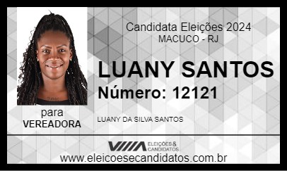 Candidato LUANY SANTOS 2024 - MACUCO - Eleições