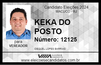 Candidato KEKA DO POSTO 2024 - MACUCO - Eleições