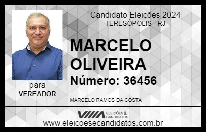 Candidato MARCELO OLIVEIRA 2024 - TERESÓPOLIS - Eleições