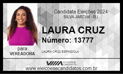 Candidato LAURA CRUZ 2024 - SILVA JARDIM - Eleições