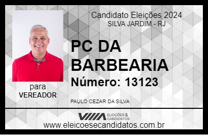 Candidato PC DA BARBEARIA 2024 - SILVA JARDIM - Eleições