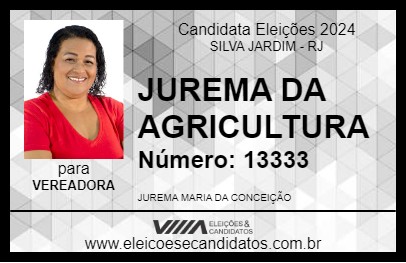 Candidato JUREMA DA AGRICULTURA 2024 - SILVA JARDIM - Eleições