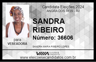 Candidato SANDRA RIBEIRO 2024 - ANGRA DOS REIS - Eleições