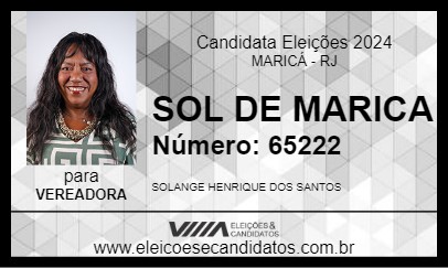 Candidato SOL DE MARICA 2024 - MARICÁ - Eleições