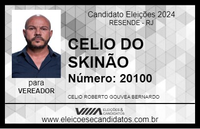 Candidato CELIO  DO SKINÃO 2024 - RESENDE - Eleições