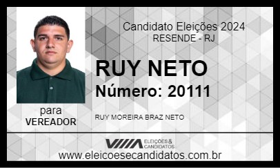 Candidato RUY NETO 2024 - RESENDE - Eleições