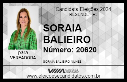 Candidato SORAIA BALIEIRO 2024 - RESENDE - Eleições