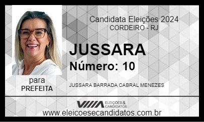 Candidato JUSSARA 2024 - CORDEIRO - Eleições